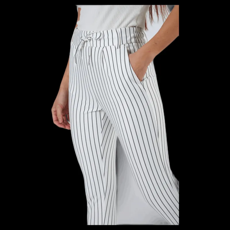 Only Poptrash Easy Rush Stripe Pnt White Vit