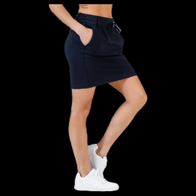 Only Poptrash Easy Skirt Blue Blå Outlet