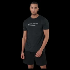 Endurance Portofino M S/S Performance Tee Black Svart Outlet