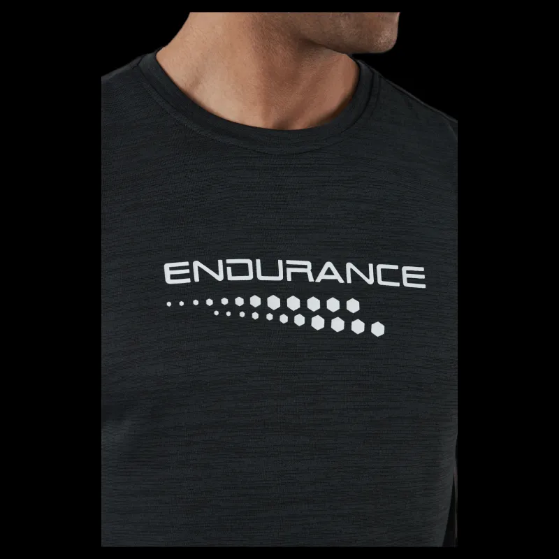 Endurance Portofino M S/S Performance Tee Black Svart Outlet