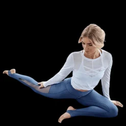 Hot BLACC Pose Yoga Tights Blue Blå
