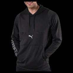 Puma Power Knit Hoodie Black Svart Online