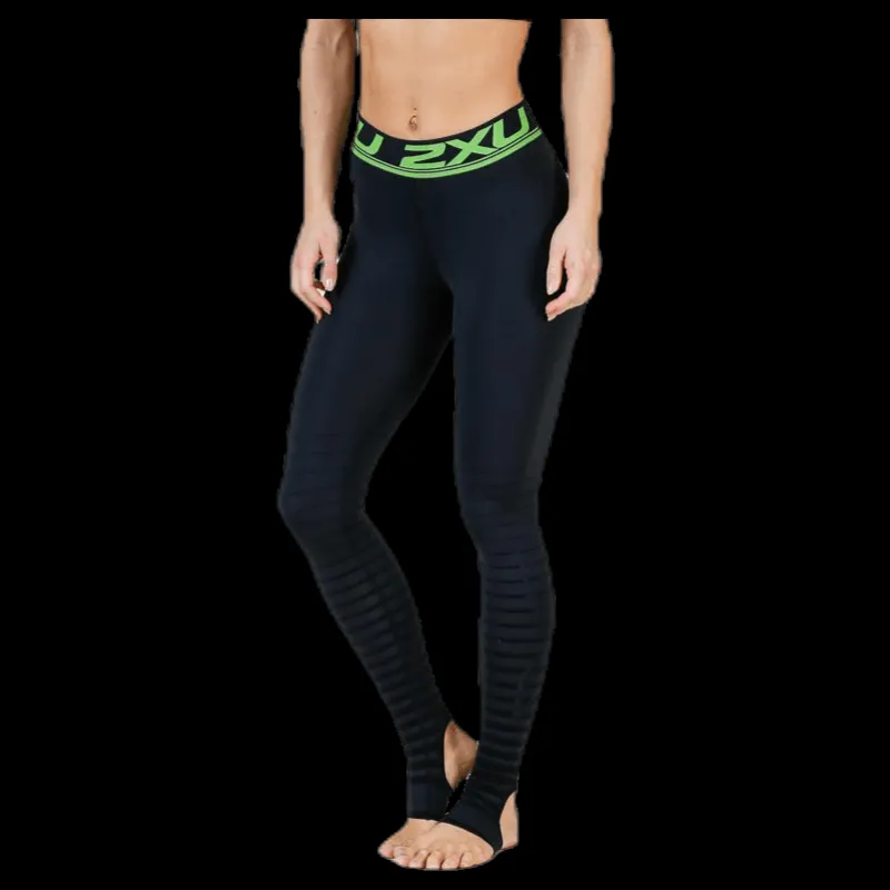 New 2XU Power Recovery Tights Black Svart
