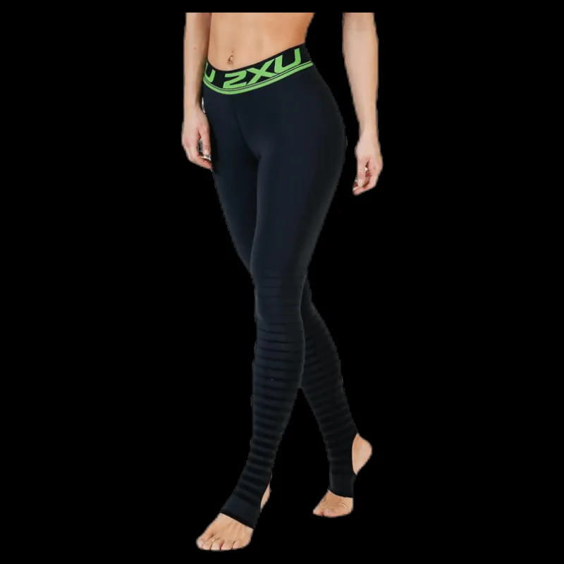 New 2XU Power Recovery Tights Black Svart