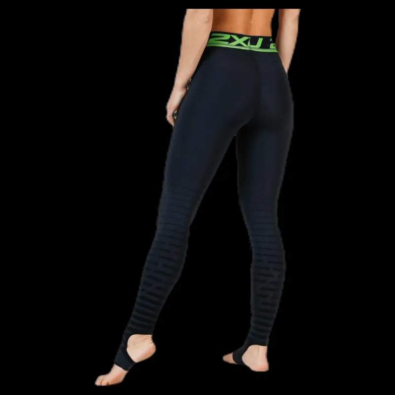 New 2XU Power Recovery Tights Black Svart