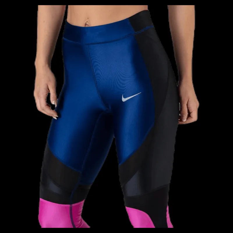 Nike Power Speed 7/8 Pink/Black Flerfärgad Discount