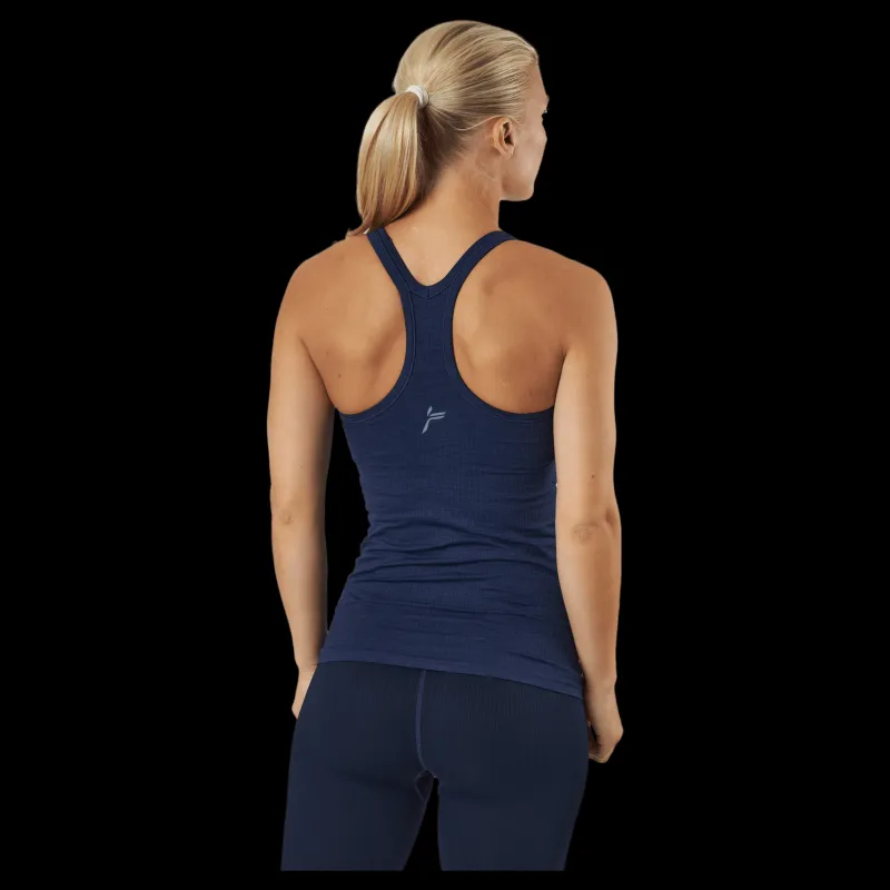 Outlet Famme Power Tank Top Navy Blue Blå