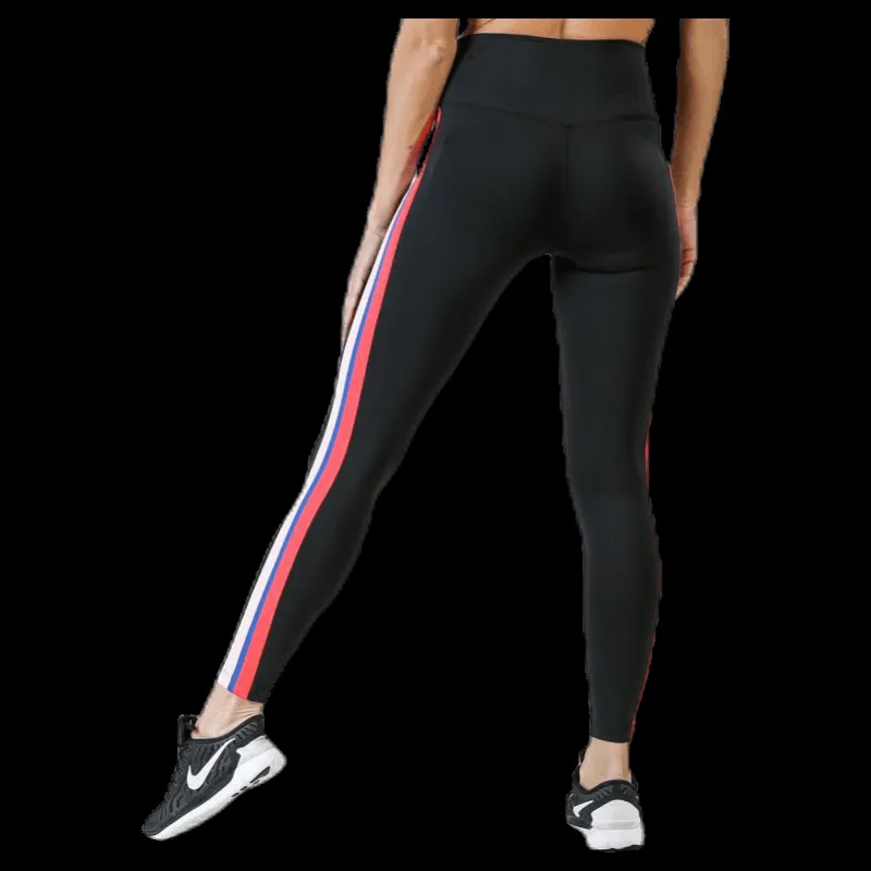 Nike Power Tight MR Gym Elastic 7/8 Black Svart Clearance
