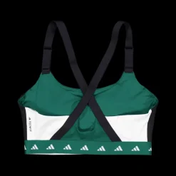 adidas Powerimpact Training Medium-Support Techfit Colorblock Bra Collegiate Green Grön Outlet