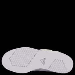 New adidas Powerlift 5 Weightlifting Shoes Cloud White / Silver Metallic / Core Black Vit
