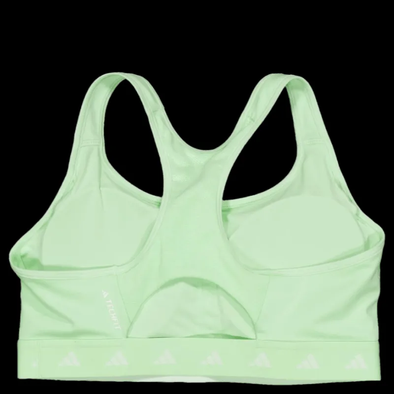 Clearance adidas Powerreact Training Medium-Support Techfit Bra Green Grön
