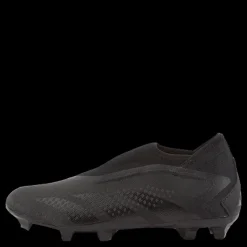 adidas Predator Accuracy.3 Laceless Firm Ground Boots Core Black / Core Black / Cloud White Svart Sale