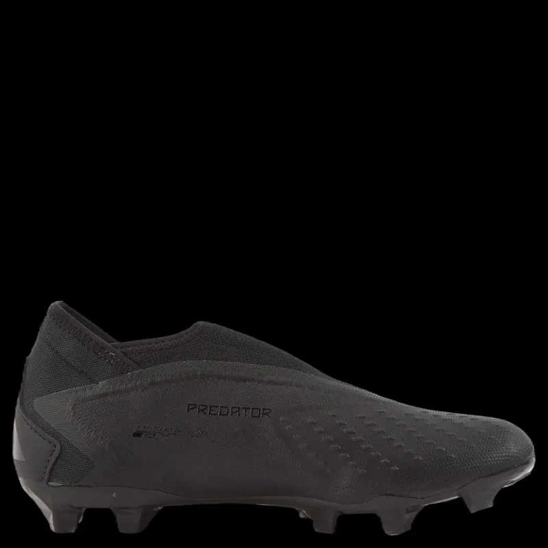 adidas Predator Accuracy.3 Laceless Firm Ground Boots Core Black / Core Black / Cloud White Svart Sale