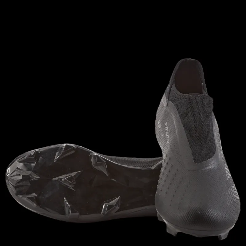 adidas Predator Accuracy.3 Laceless Firm Ground Boots Core Black / Core Black / Cloud White Svart Sale