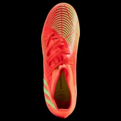 Clearance adidas Predator Edge.3 Firm Ground Boots Solar Red / Team Solar Green / Core Black Röd