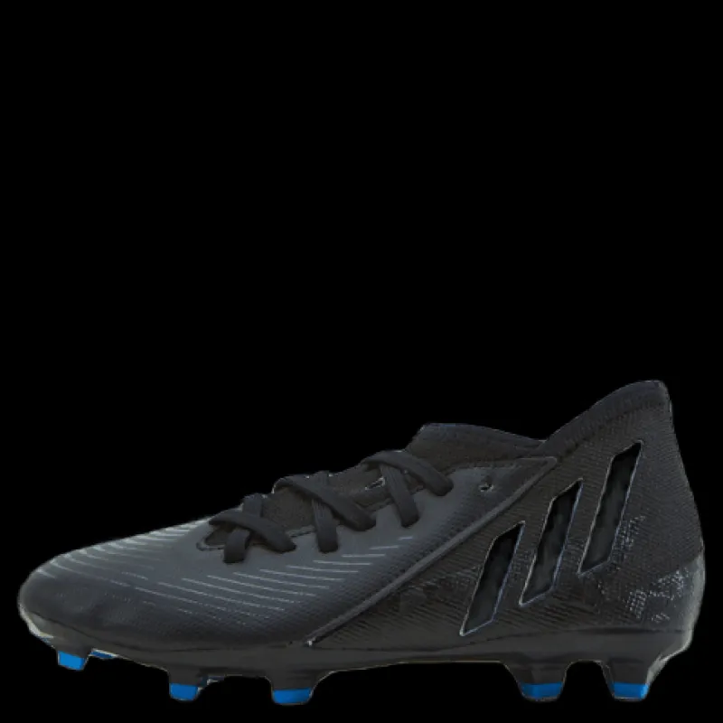 Sale adidas Predator Edge.3 Firm Ground Boots Core Black / Cloud White / Vivid Red Svart