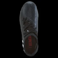 Sale adidas Predator Edge.3 Firm Ground Boots Core Black / Cloud White / Vivid Red Svart