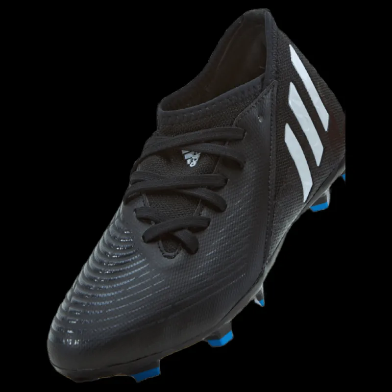 Sale adidas Predator Edge.3 Firm Ground Boots Core Black / Cloud White / Vivid Red Svart