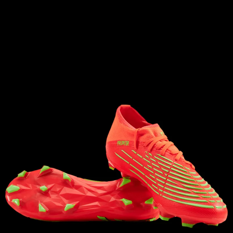 adidas Predator Edge.2 Firm Ground Boots Solar Red / Solar Green / Core Black Röd Online