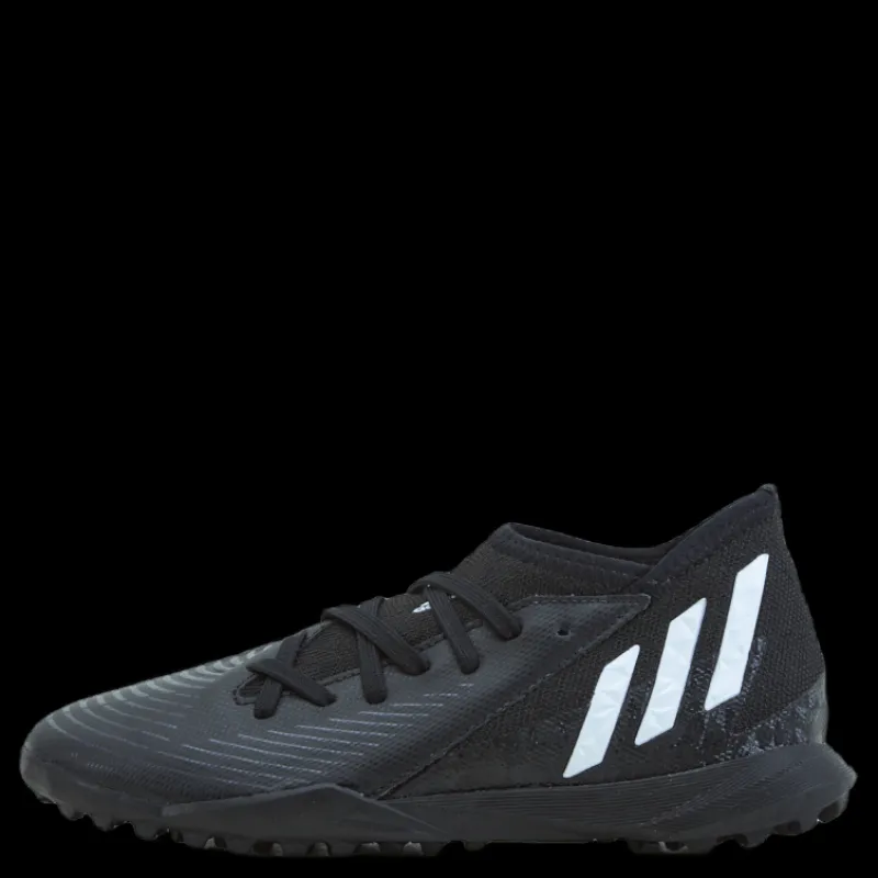 adidas Predator Edge.3 Turf Boots Core Black / Cloud White / Vivid Red Svart Outlet