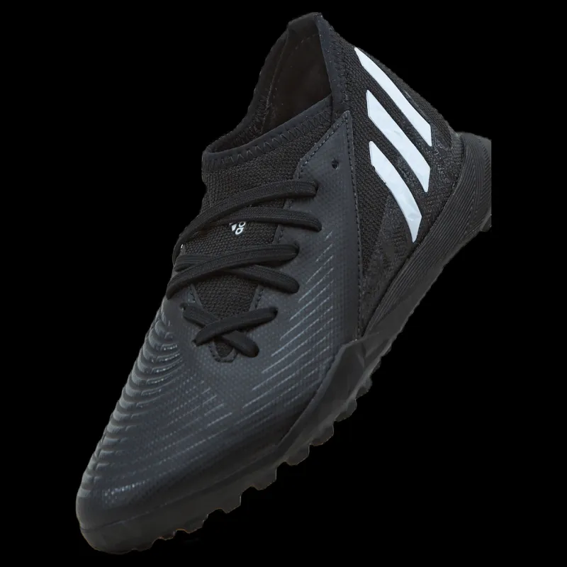 adidas Predator Edge.3 Turf Boots Core Black / Cloud White / Vivid Red Svart Outlet