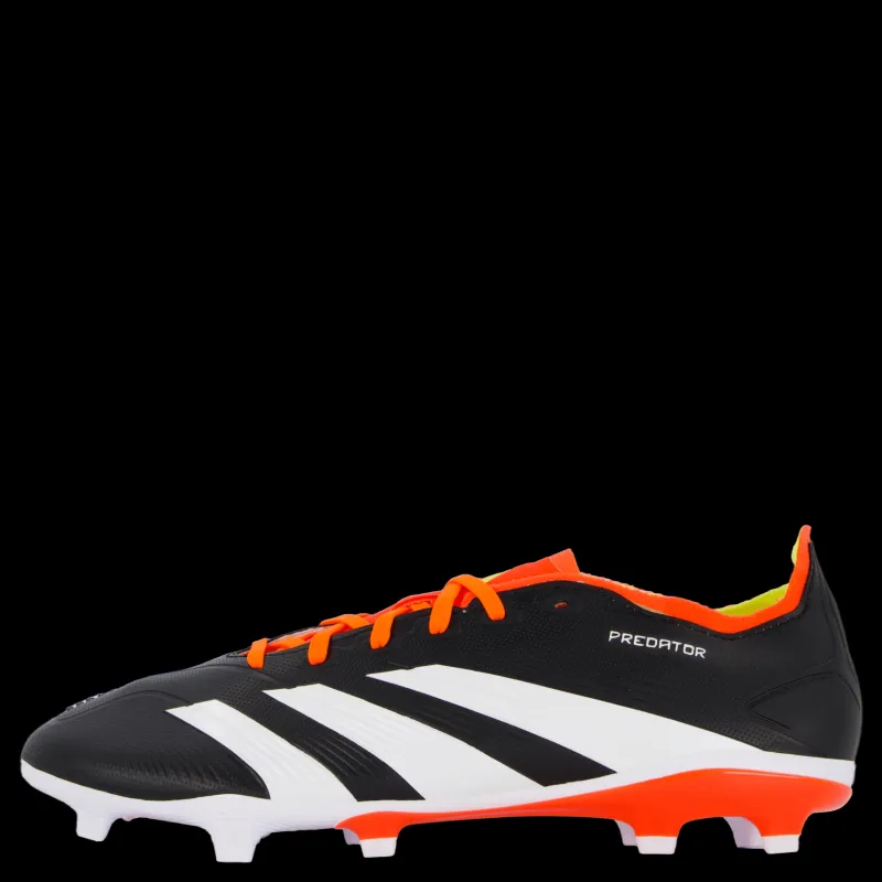 Sale adidas Predator League Firm Ground Football Boots Core Black / Cloud White / Solar Red Svart och Vit