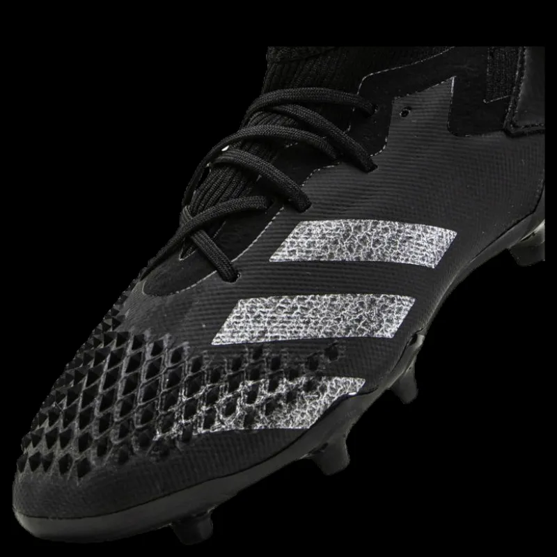 adidas Predator Mutator 20.1 Firm Ground Boots Core Black / Core Black / Silver Metallic Svart Online