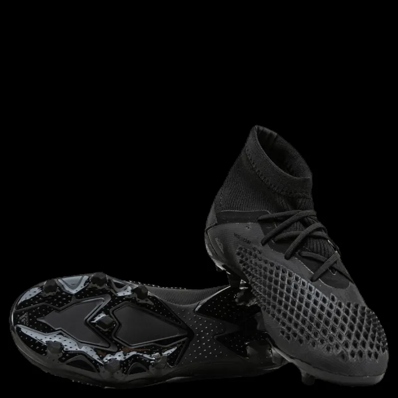 adidas Predator Mutator 20.1 Firm Ground Boots Core Black / Core Black / Silver Metallic Svart Online