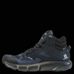 Clearance Salomon Predict Hike Mid Gtx Ebony/black/stormy Weather Blå
