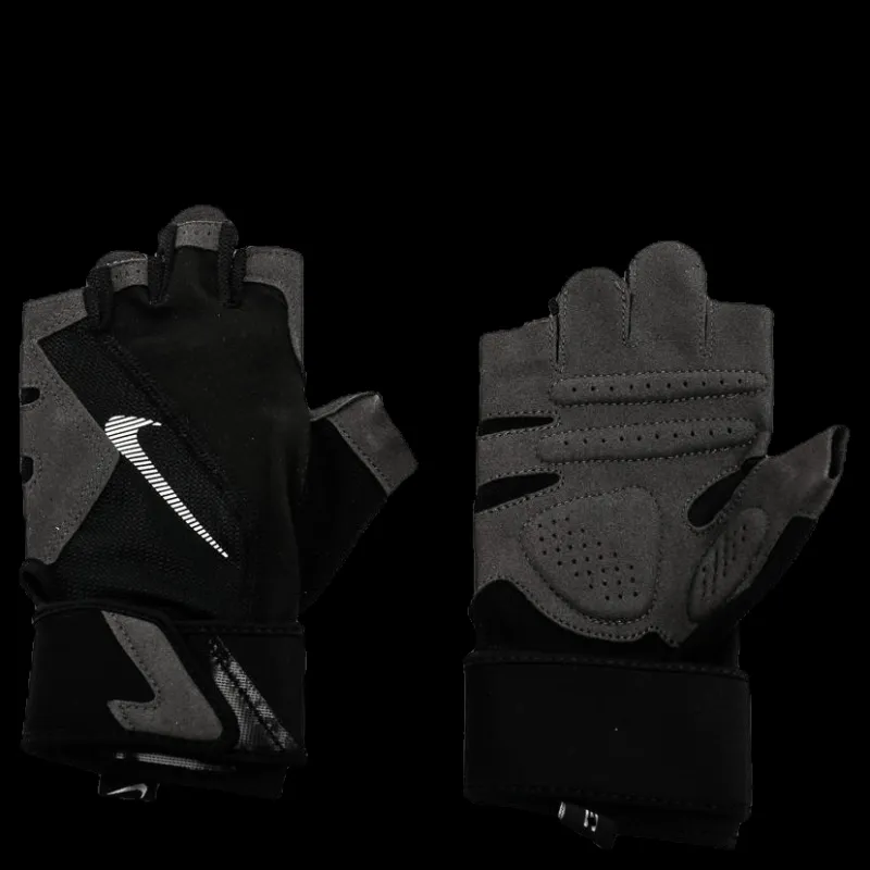 Outlet Nike EQ Premium Fitness Gloves Black/Yellow Svart