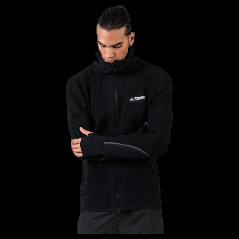 adidas Primeknit Midlayer Jacket Black Svart Hot