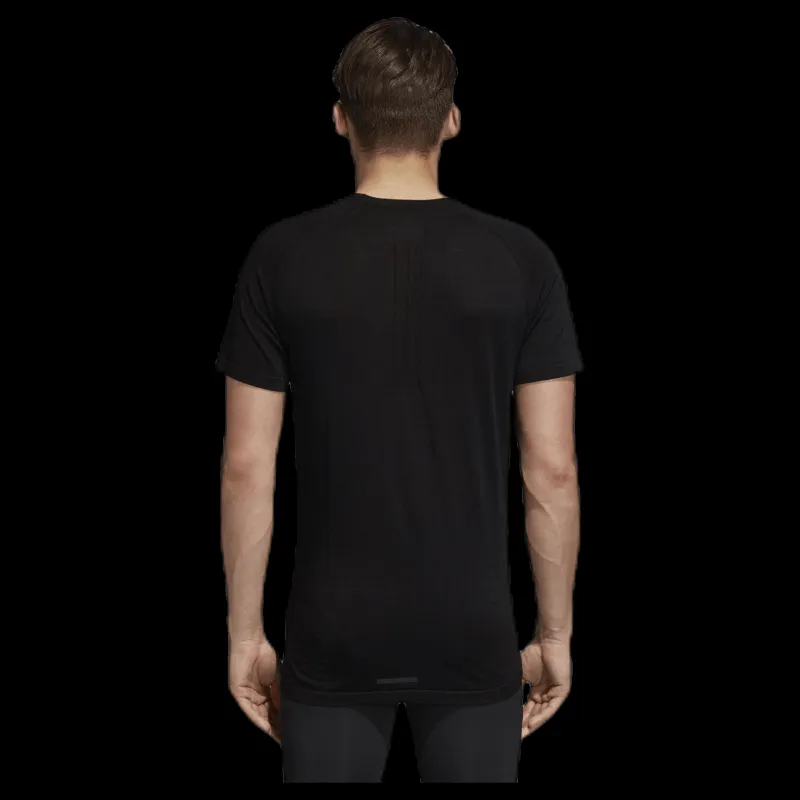 adidas Primeknit Tee Black Svart New