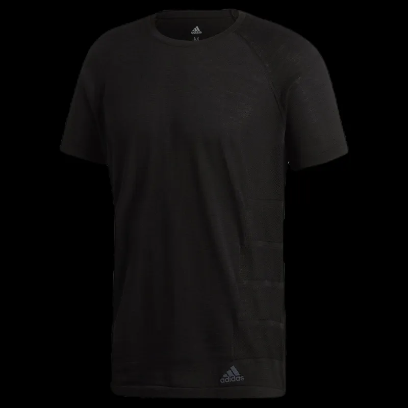 adidas Primeknit Tee Black Svart New