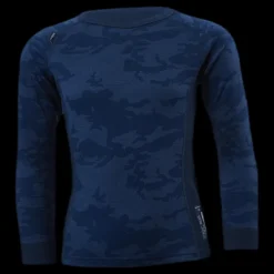 Sale Lindberg Print Merino Set Blue Blå