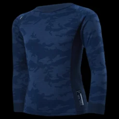 Sale Lindberg Print Merino Set Blue Blå