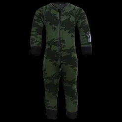 Sale Lindberg Print Merino Wool Overall Green Grön