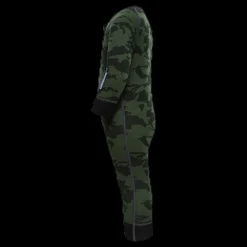 Sale Lindberg Print Merino Wool Overall Green Grön
