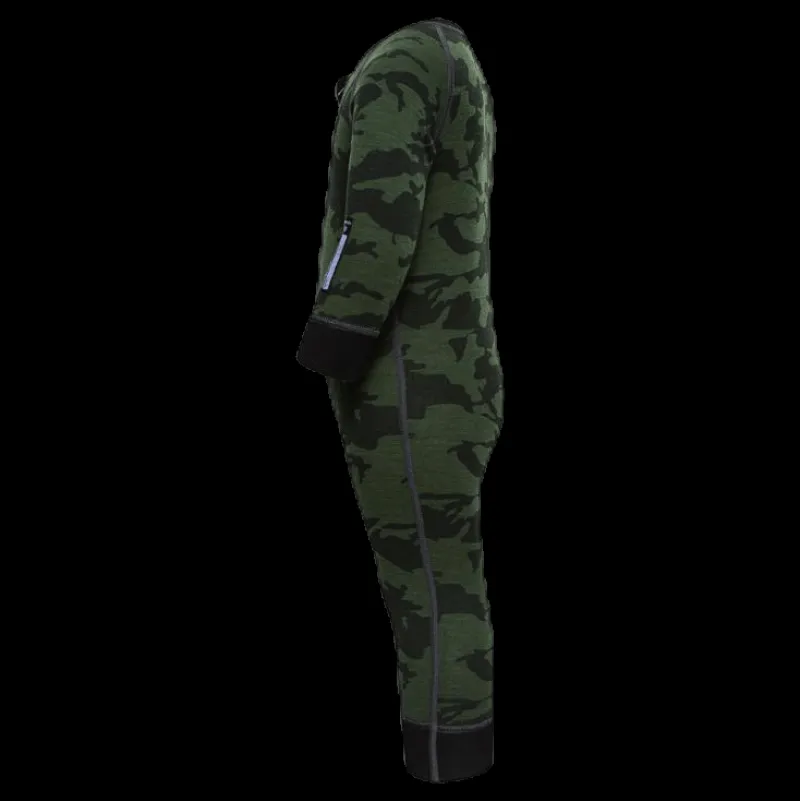 Sale Lindberg Print Merino Wool Overall Green Grön