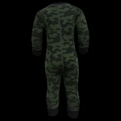 Sale Lindberg Print Merino Wool Overall Green Grön
