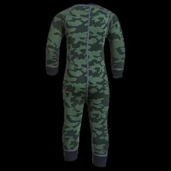 Sale Lindberg Print Merino Wool Overall Green Grön