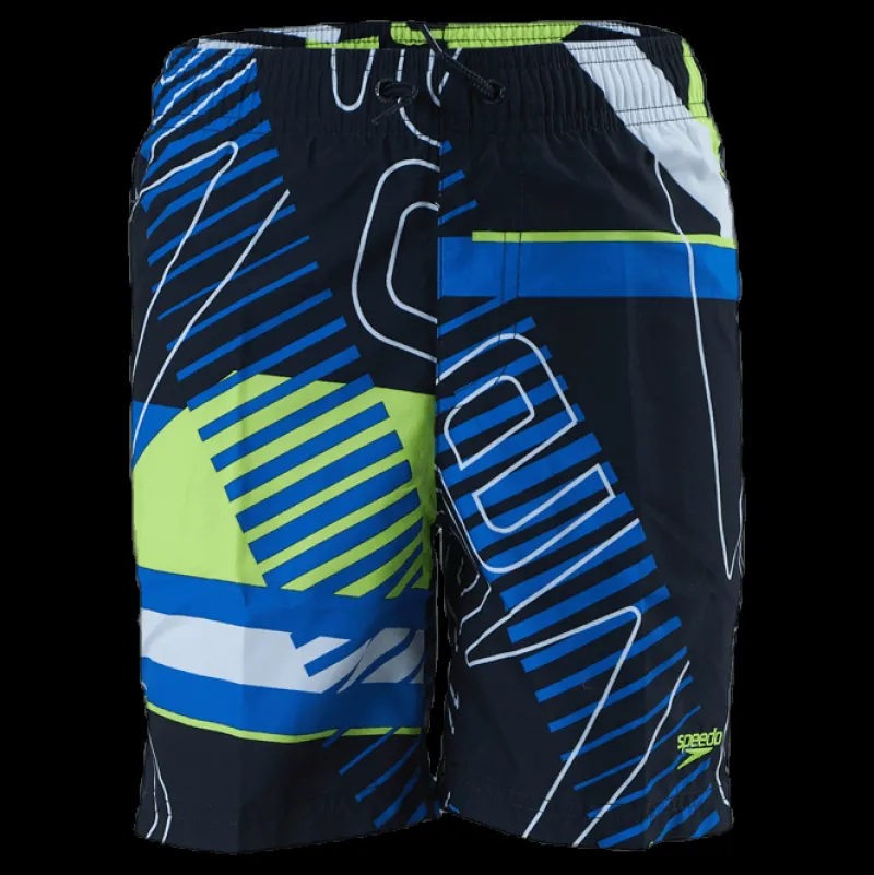 Sale Speedo Printed Leisure 15" Blue Blå