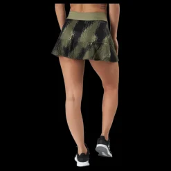 adidas Tennis Printed Match Skirt P.blue 000/brown Svart Sale