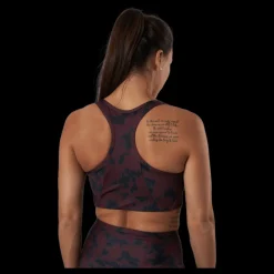 Online Röhnisch Printed Piping Sportsbra Black Miniature Myth Svart