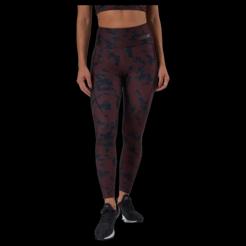 Outlet Röhnisch Printed Piping Tights Black Miniature Myth Svart