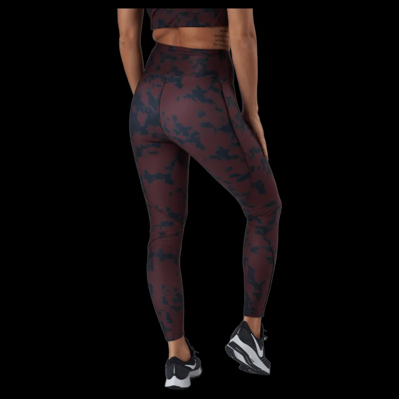 Outlet Röhnisch Printed Piping Tights Black Miniature Myth Svart