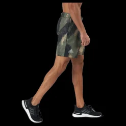 adidas Tennis Printed Short 7 Inch P.blue 000/brown Grön Clearance