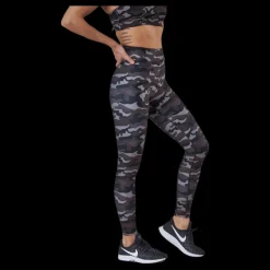 Best Casall Printed Sport Tights Grey Grå
