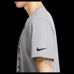 Nike Pro Burnout SS Top Black/Grey Grå