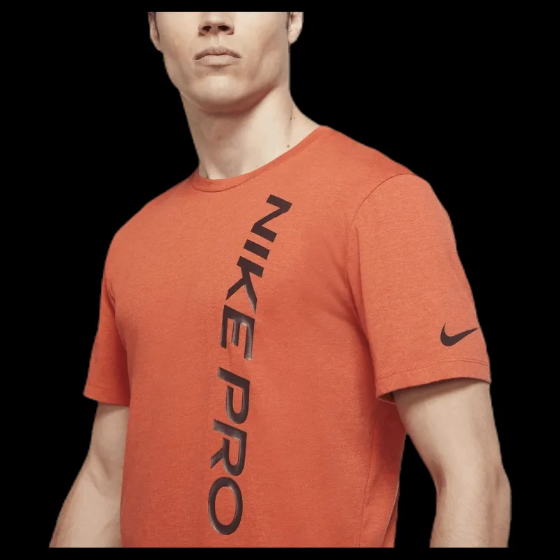 Discount Nike Pro Burnout SS Top Orange