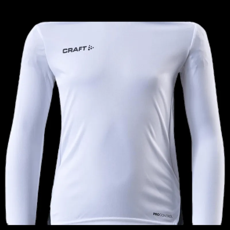 New Craft Pro Control Impact LS Tee White Vit